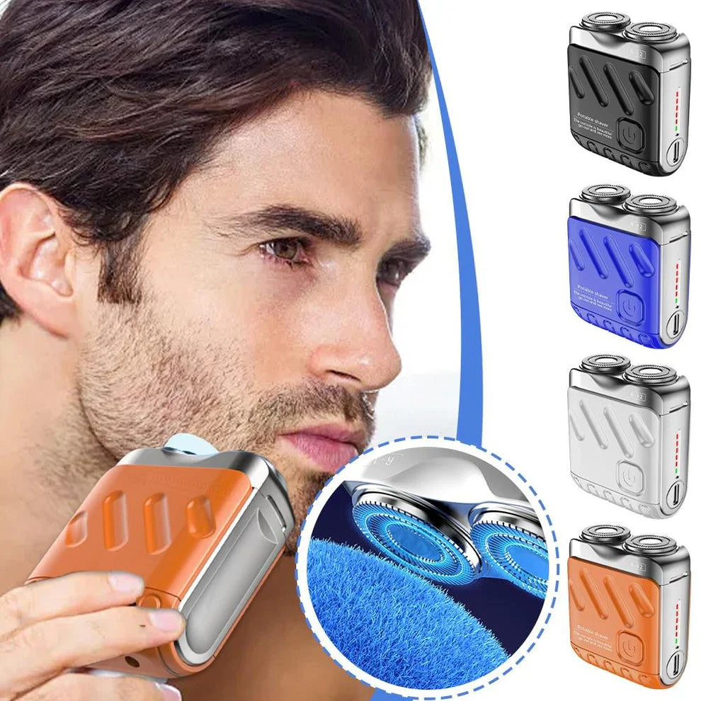 Novashave® - Portable Rotary Dual Ring Electric Shaver