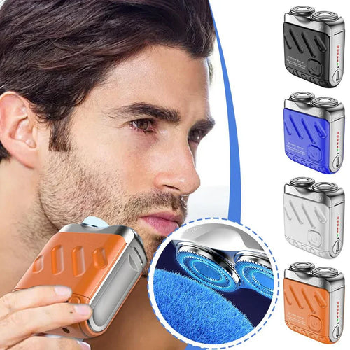 Novashave® - Portable Rotary Dual Ring Electric Shaver